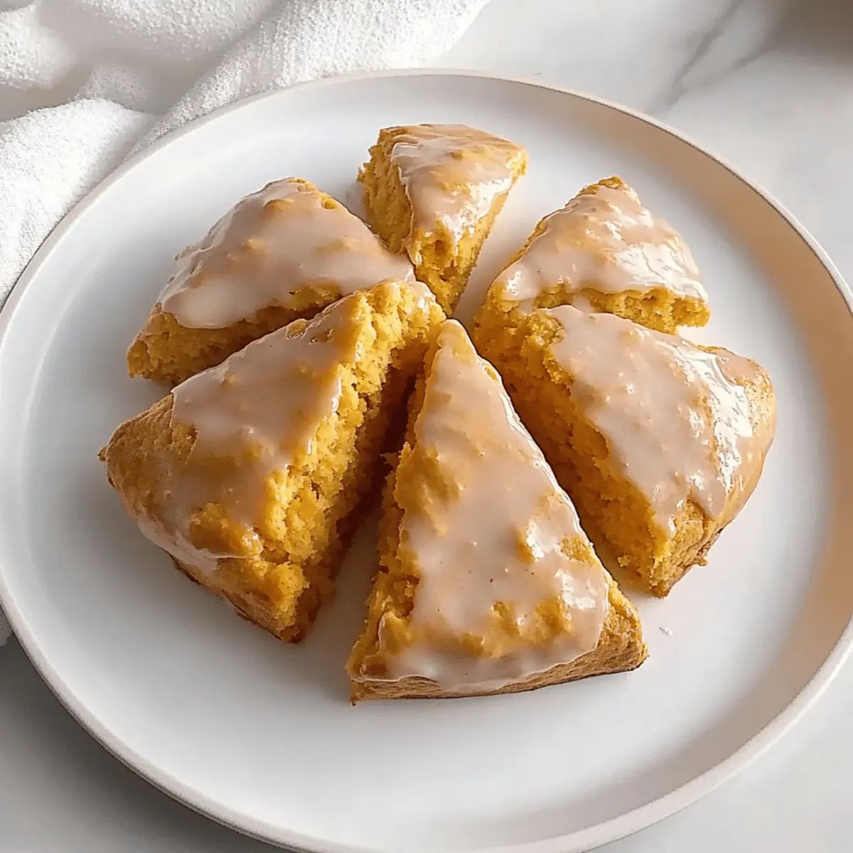 Tender Pumpkin Greek Yogurt Scones