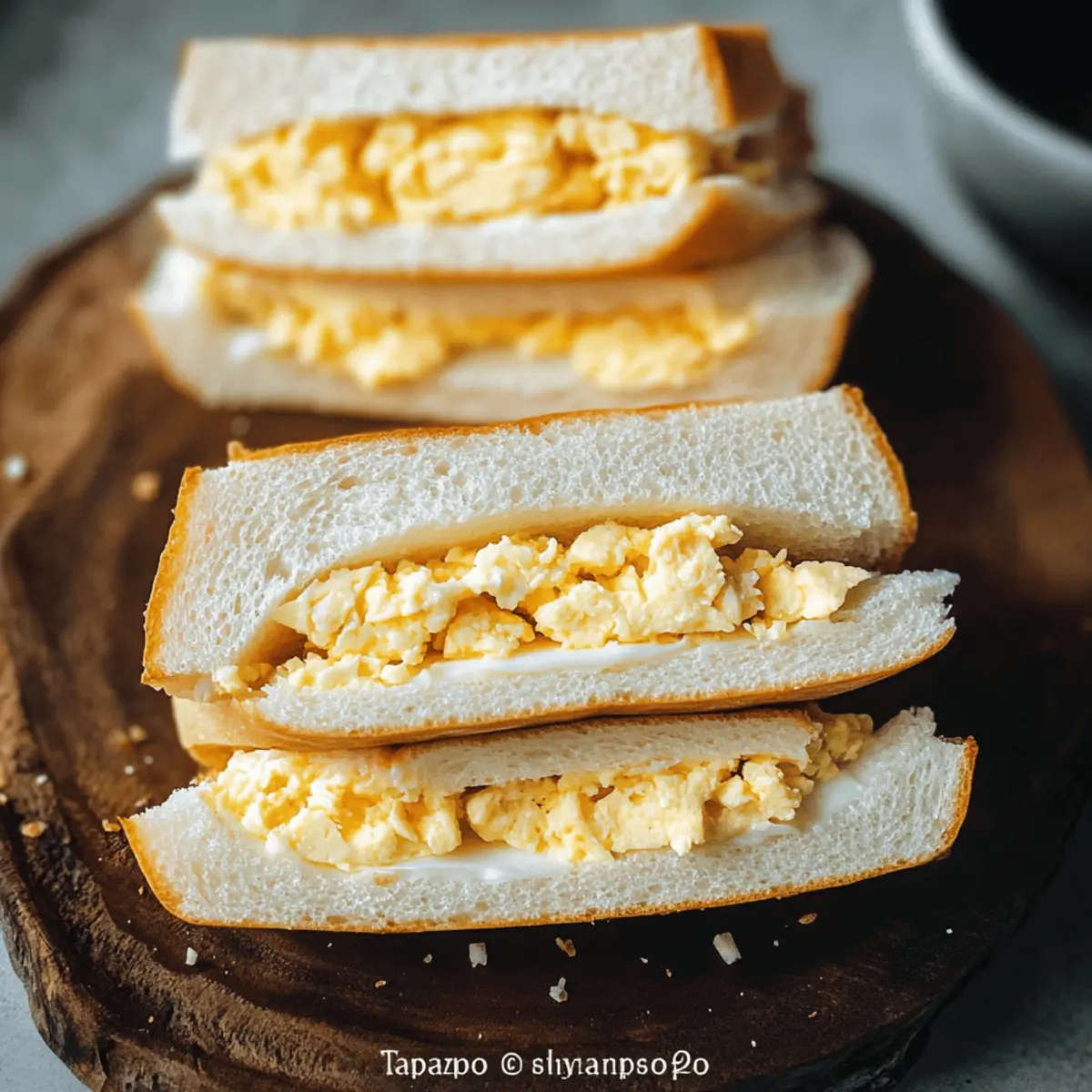 Japanese Egg Sandwich Bliss – Creamy, Fluffy, Irresistible!
