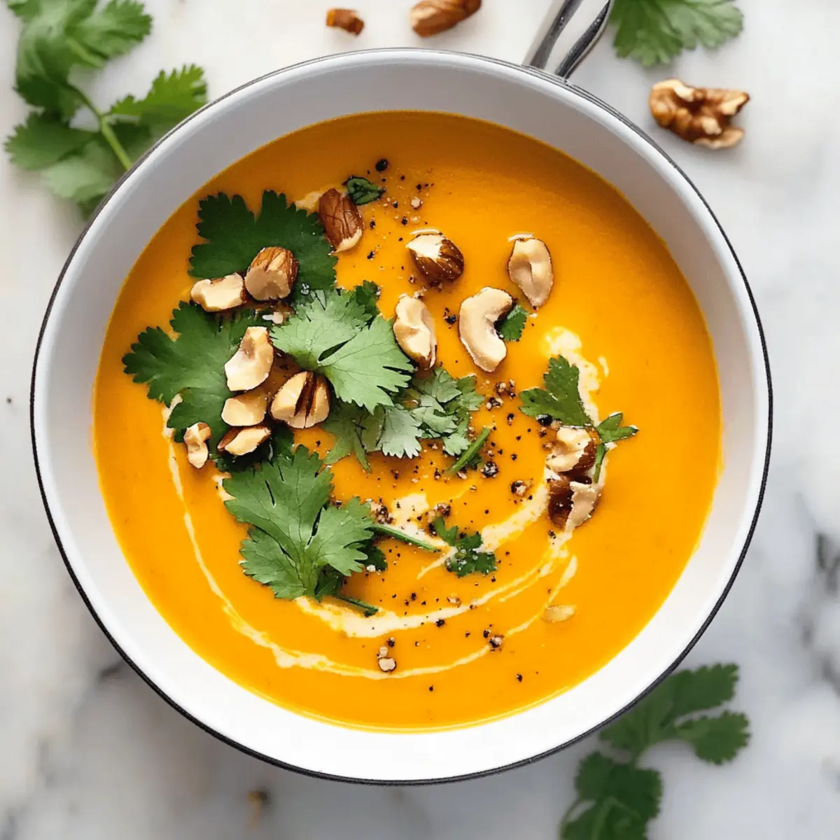 Mouthwatering Carrot Ginger Soup with Velvety Coconut Milk