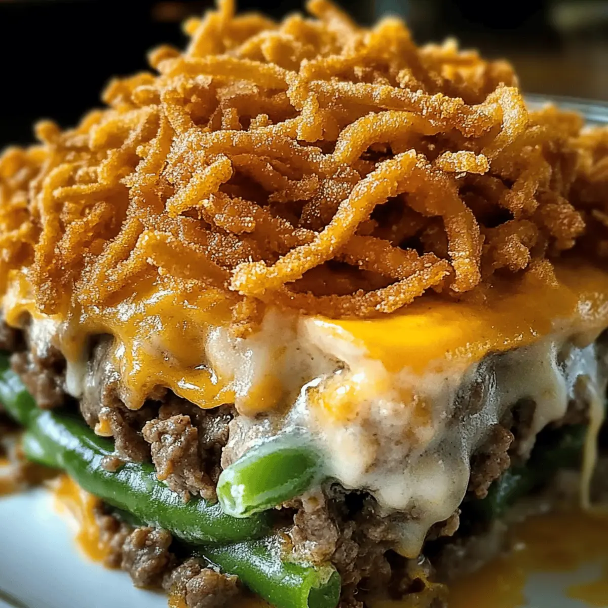Savor Comfort with Hamburger Green Bean Casserole Delight