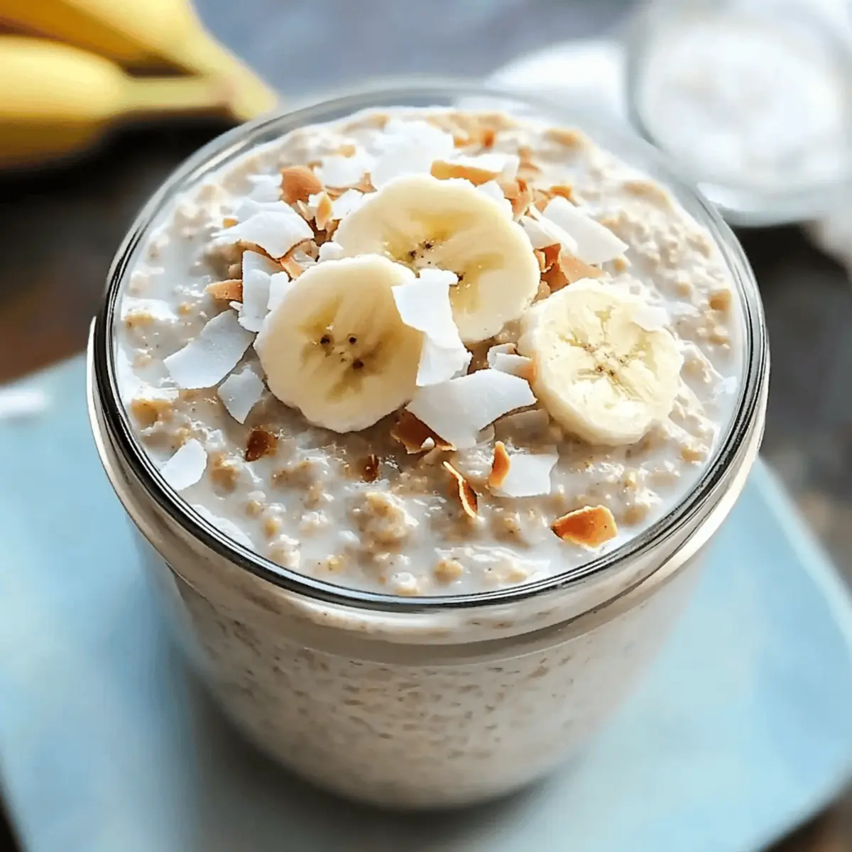 Coconut Cream Pie Overnight Oats: Tropical Breakfast Bliss