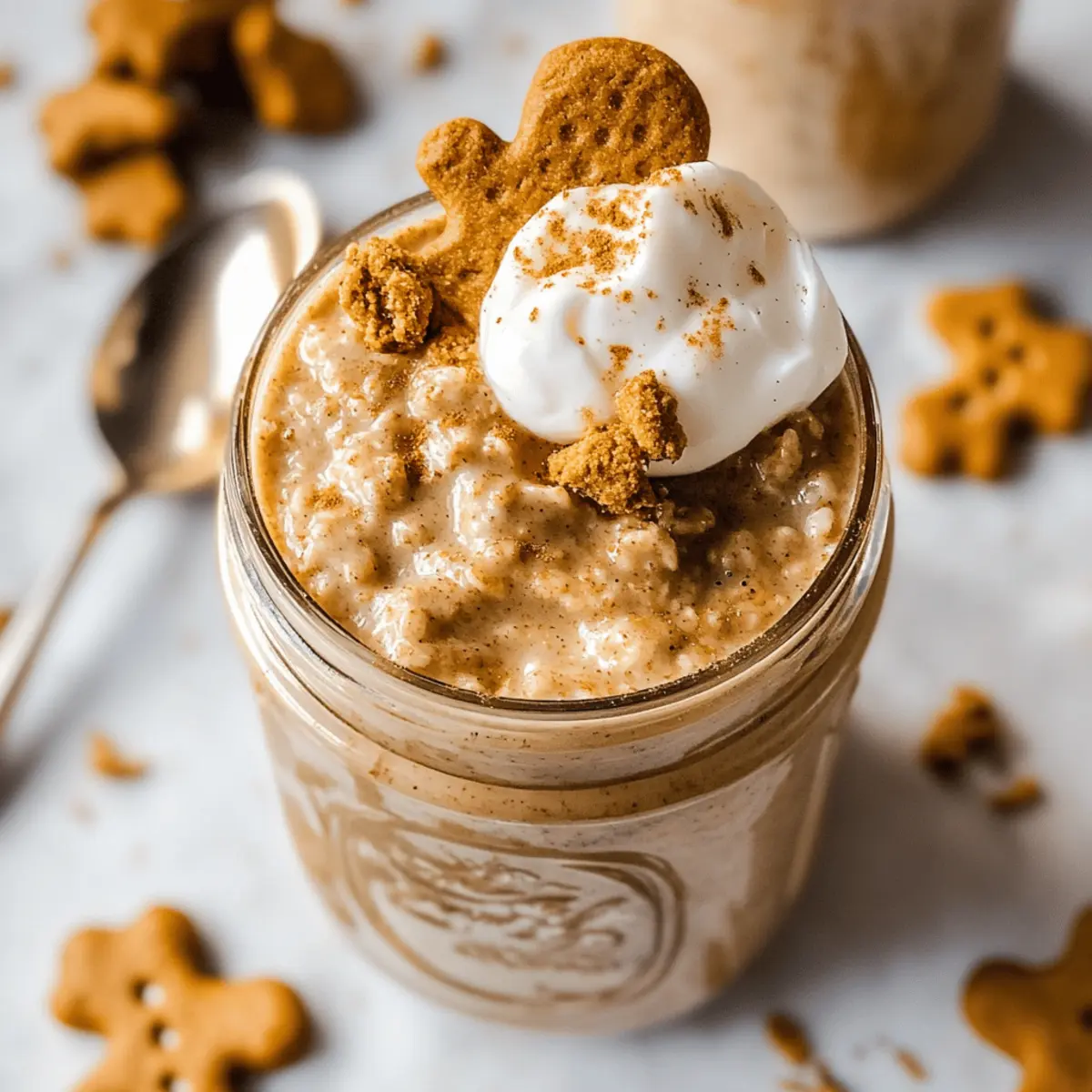Gingerbread Overnight Oats for a Cozy, Protein-Packed Breakfast