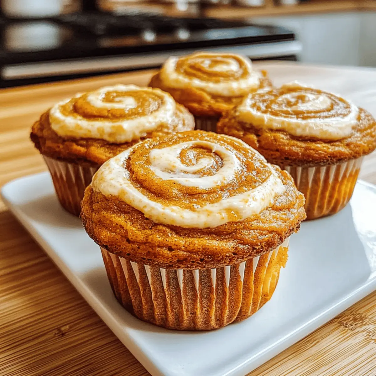 Pumpkin Swirl Muffins