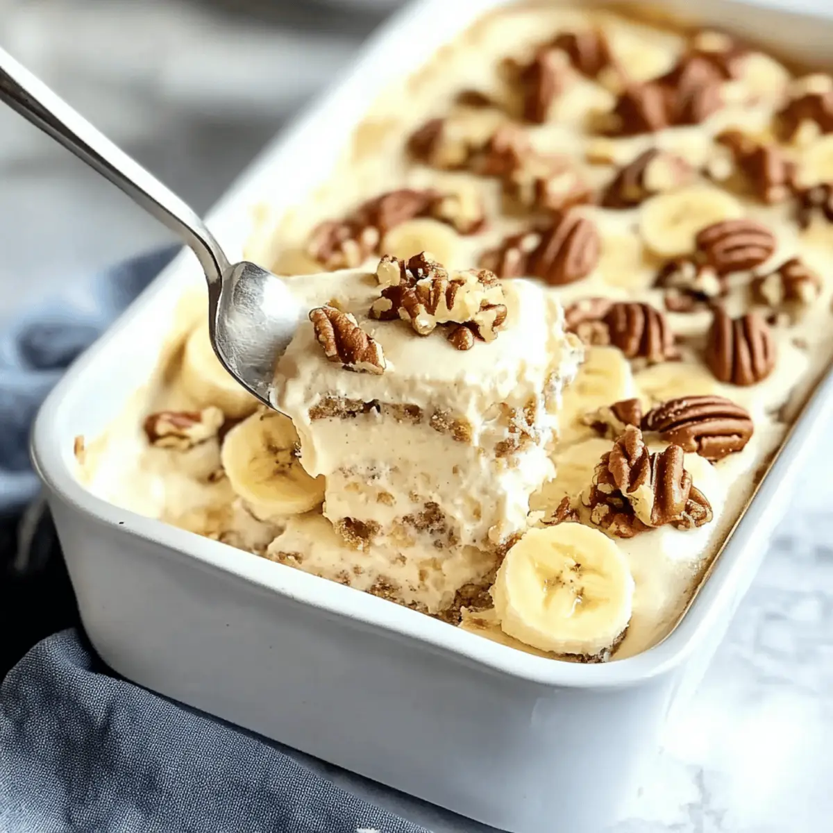 Simple Pecan Sandies Banana Pudding