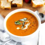 Roasted Tomato Basil Soup
