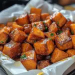Roasted Sweet Potatoes with Cinnamon & Honey