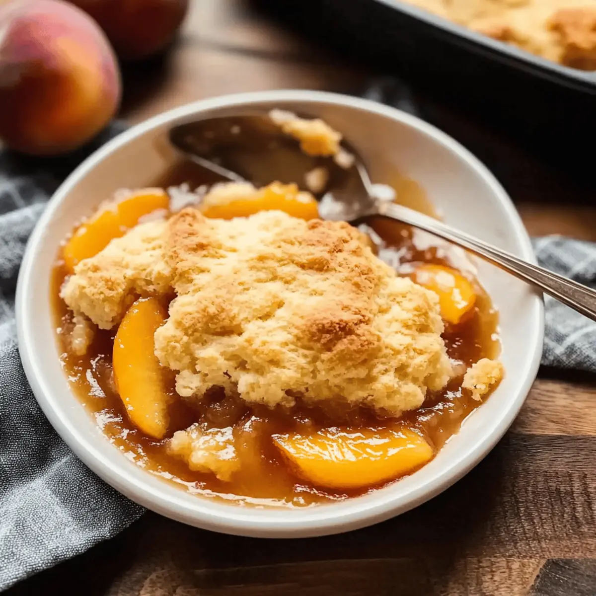 Heavenly Fresh Peach Cobbler for Sweet Summer Memories