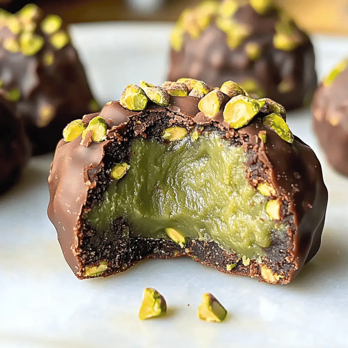 Pistachio Ferrero Rocher Brownies Recipe