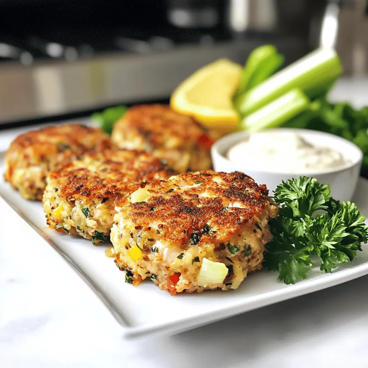Savory Salmon Patties with Veggies for a Family Feast