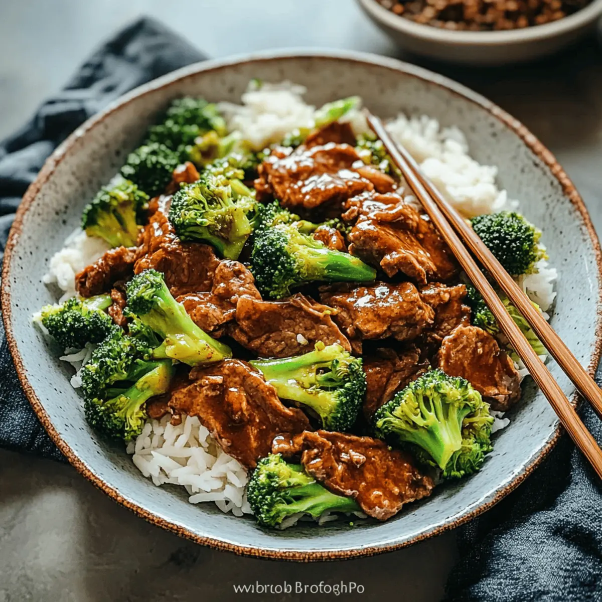 Easy Chinese Beef and Broccoli: A Healthier Takeout at Home