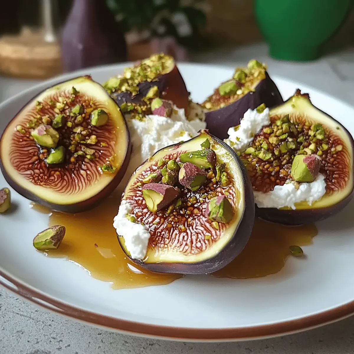 Easy Figs with Ricotta, Pistachios, and Honey Recipe