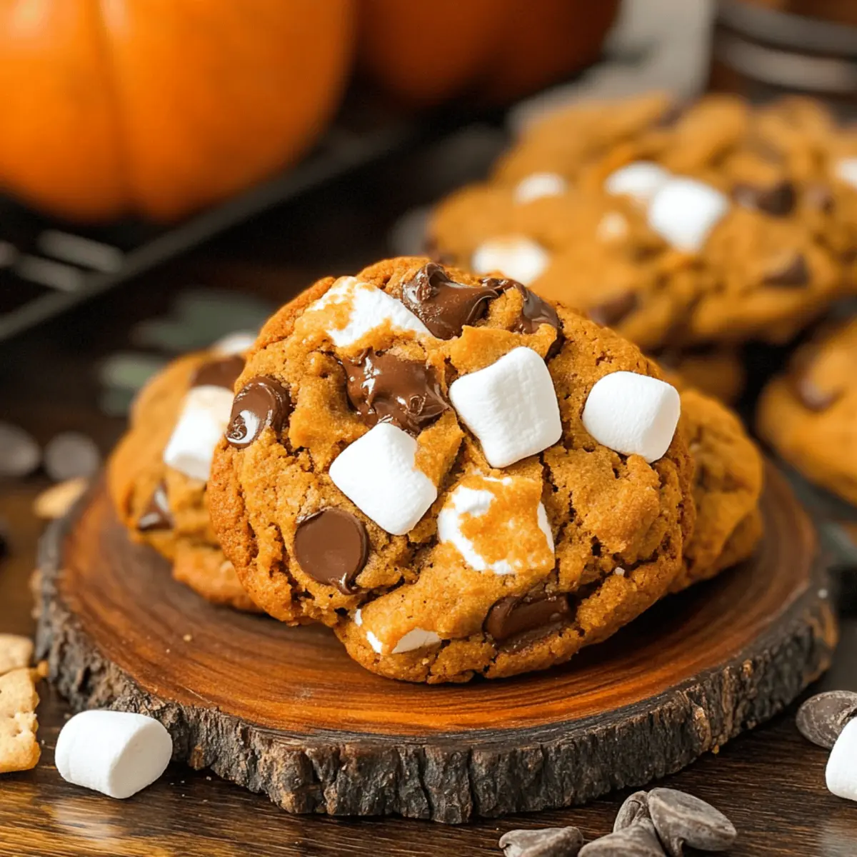 Pumpkin S’mores Cookies that Will Warm Your Fall Evenings