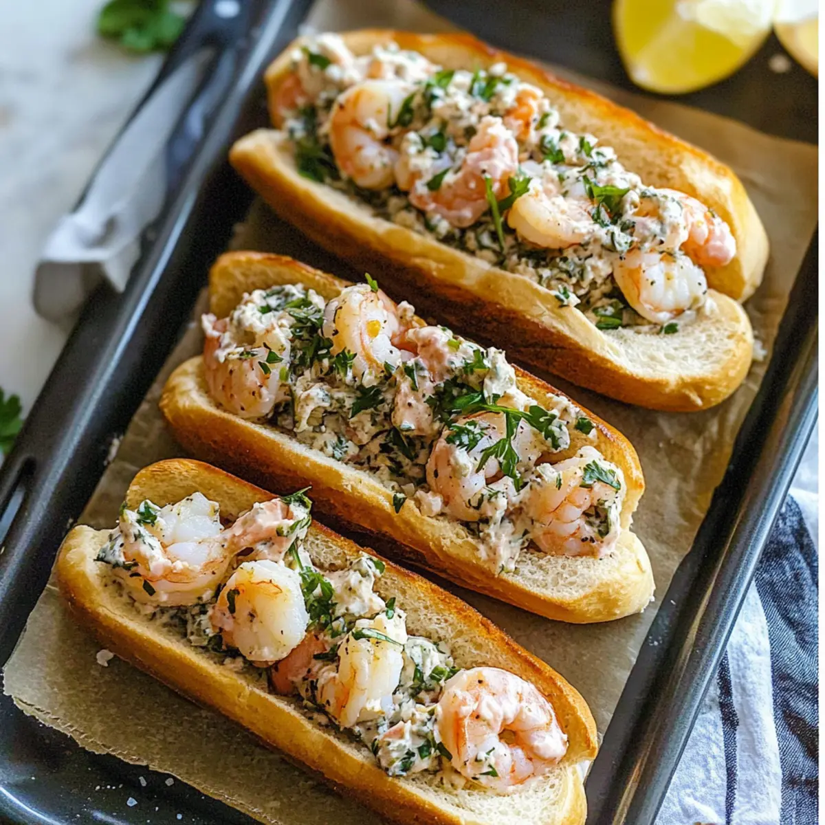 Savory Shrimp Rolls with Creamy Herb Mayo to Delight Your Tastebuds