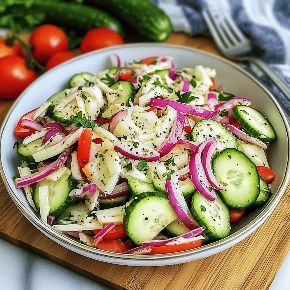 Crunchy Pickled Salad for a Vibrant Summer Side Dish