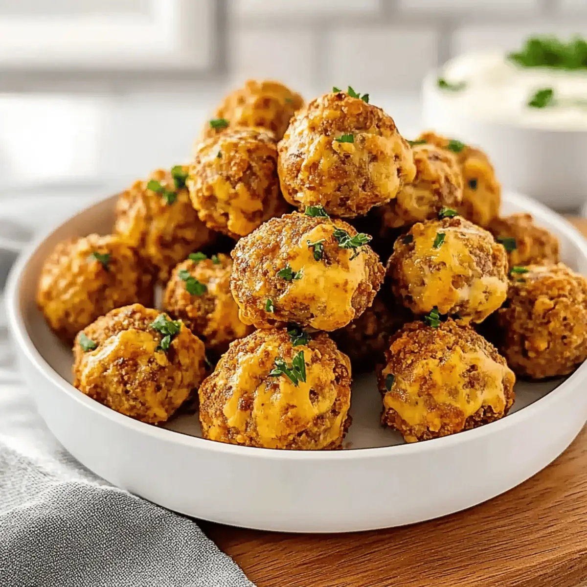 Homemade Vegan Sausage Cheese Balls That Everyone Will Love