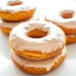 Baked Pumpkin Donuts With Maple Cinnamon Glaze