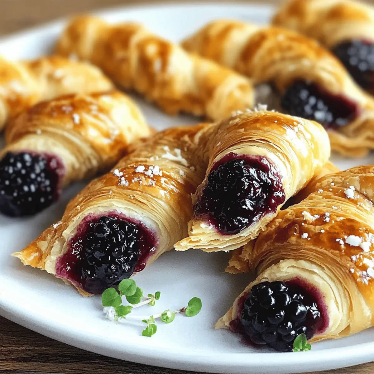 Blackberry Goat Cheese Puff Pastry Twists for Effortless Entertaining