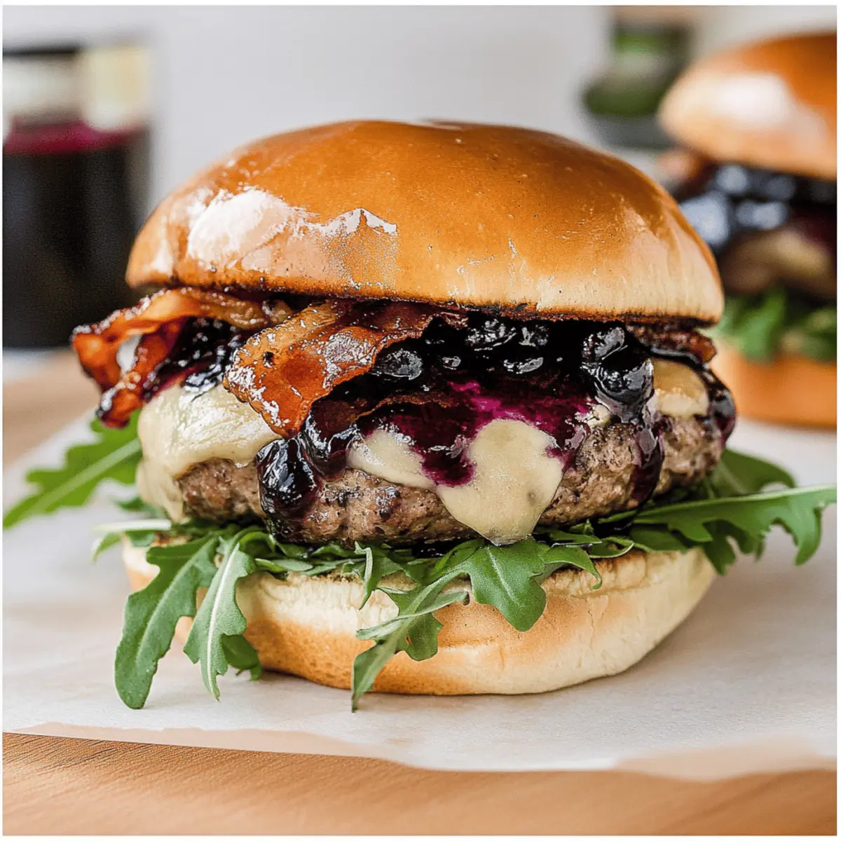 Irresistible Blueberry Basil Gourmet Burger Recipe for Summer