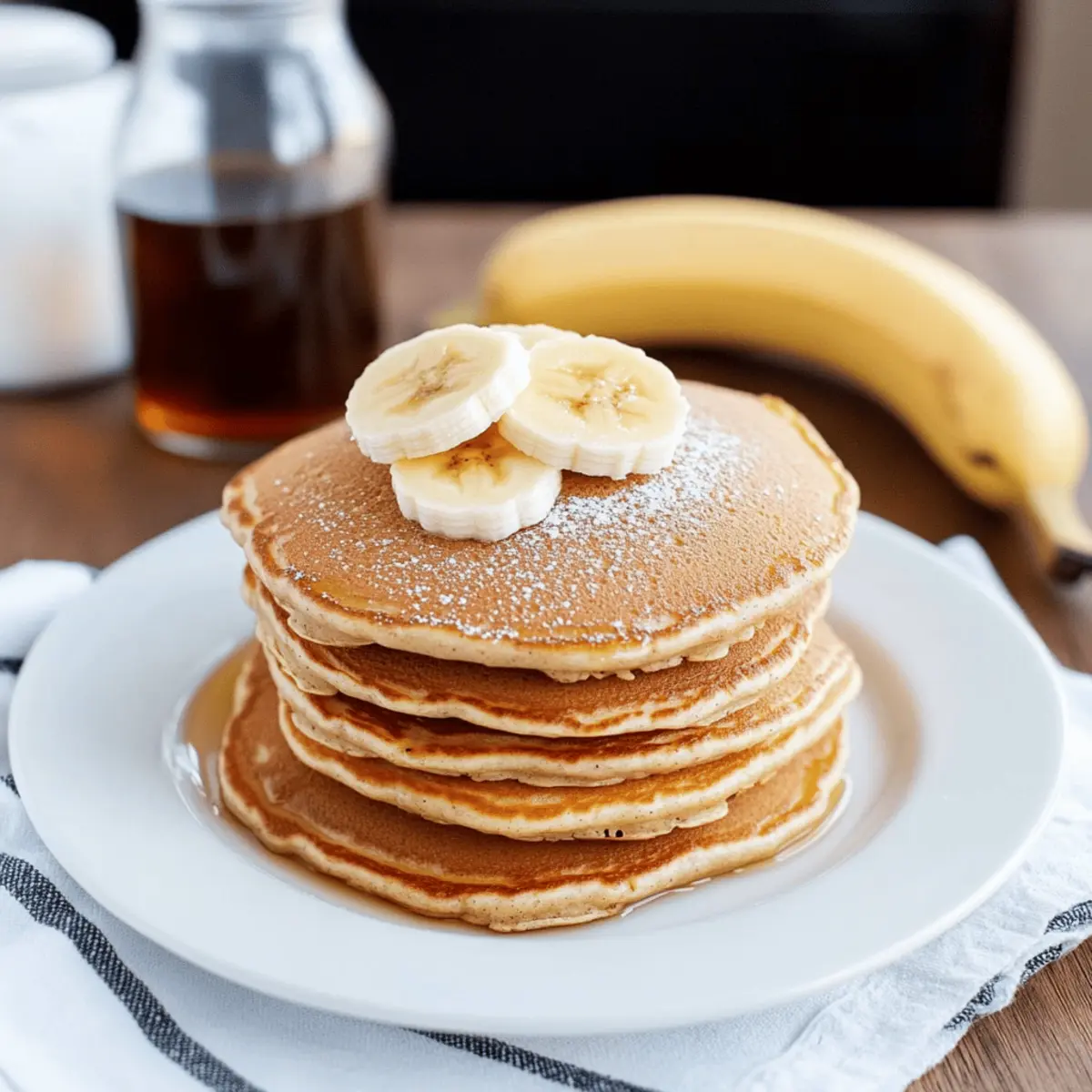 Brown Sugar Banana Bread Pancakes That Will Change Breakfast Forever