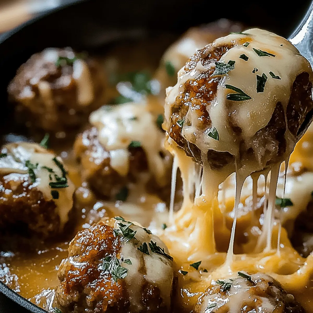 Cheesy French Onion Meatballs for Cozy Comfort Food Nights