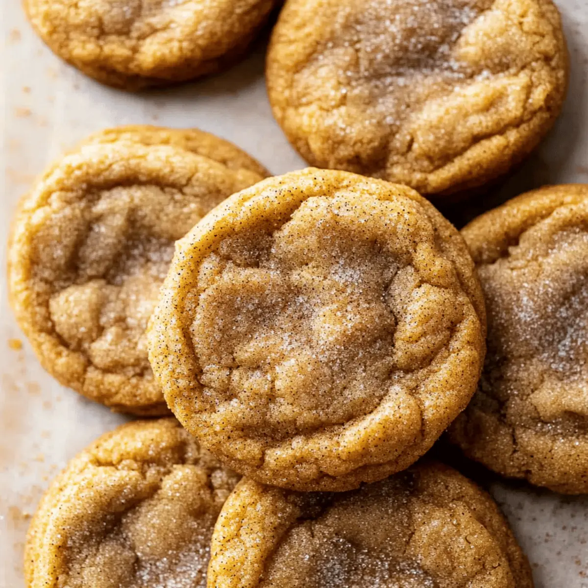 Chewy Pumpkin Snickerdoodle Cookies That Feel Like Fall