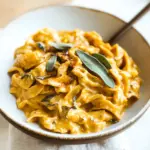 Creamy Pumpkin Pasta Sauce with Sage
