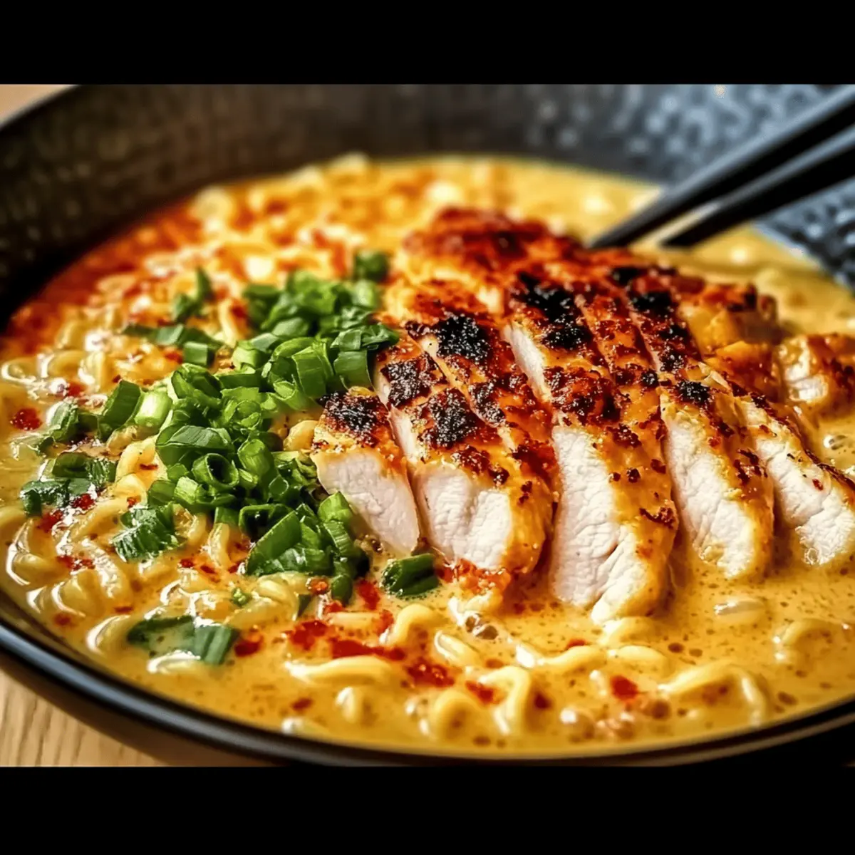 Fiery Chicken Ramen: Spicy Comfort in Every Slurp