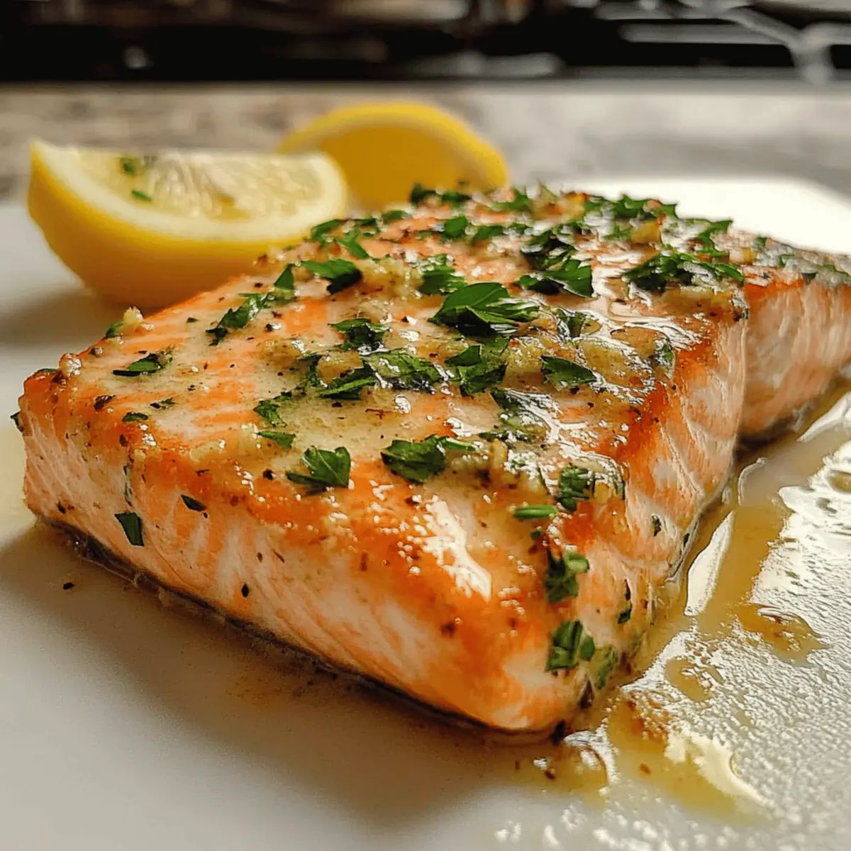 Garlic Butter Baked Salmon