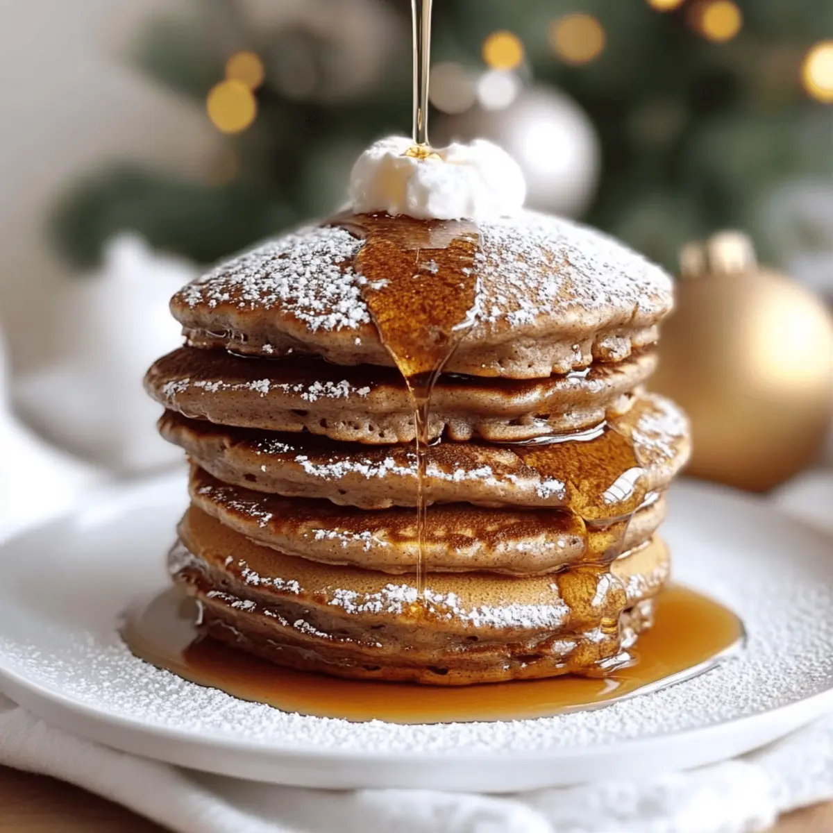 Gingerbread Pancakes Recipe for a Cozy Holiday Morning