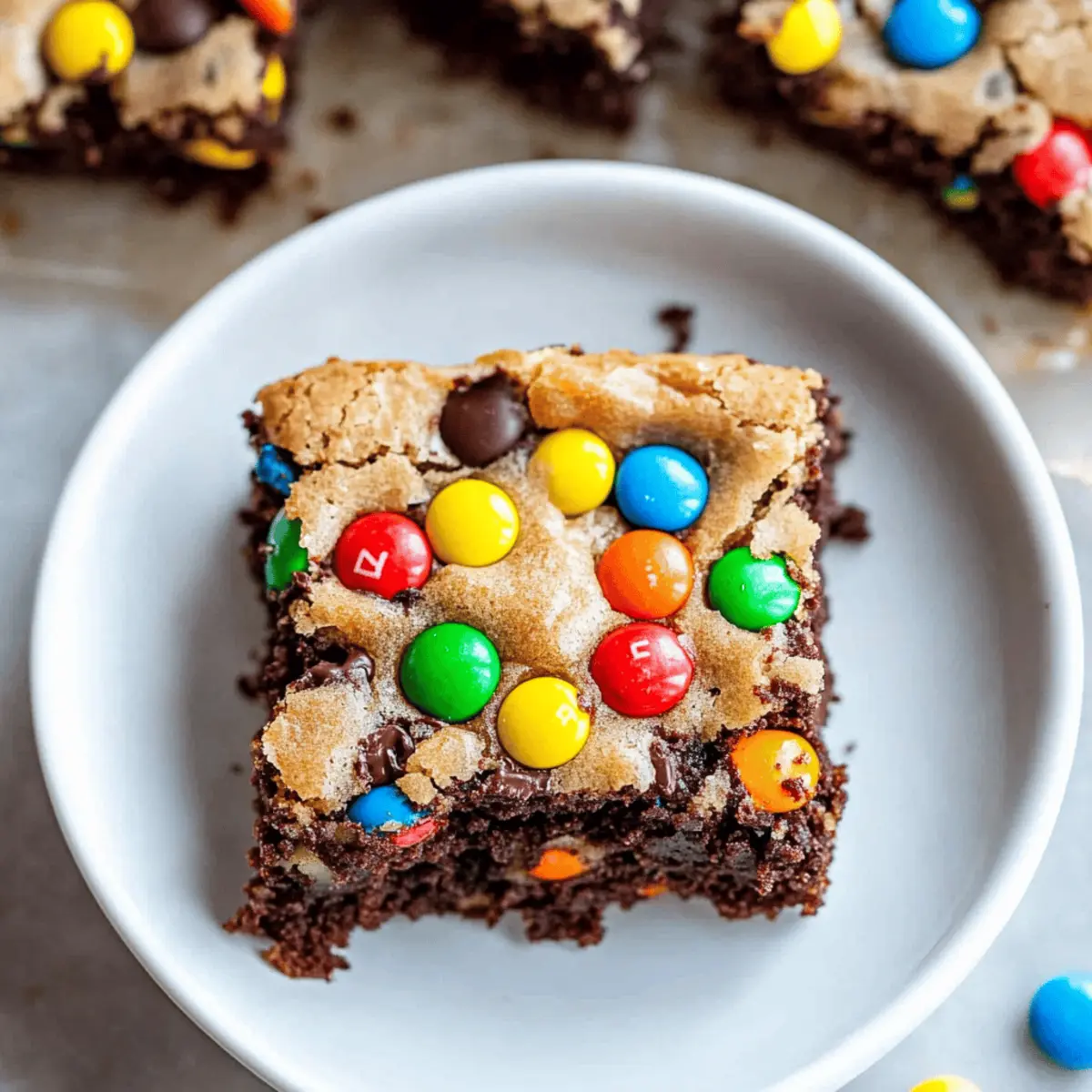 Monster Cookie Fudgy Brownies: Irresistibly Decadent Delight