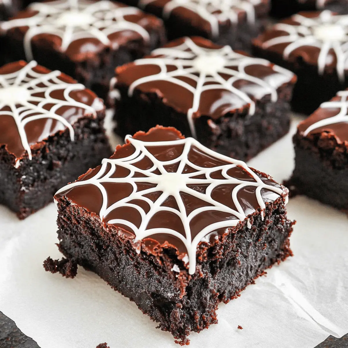 Must-Try Spiderweb Brownies: Fudgy Halloween Delight