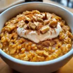 Warm Spiced Pumpkin Oatmeal