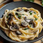 Caramelized Leek and Mushroom Gruyere Pasta