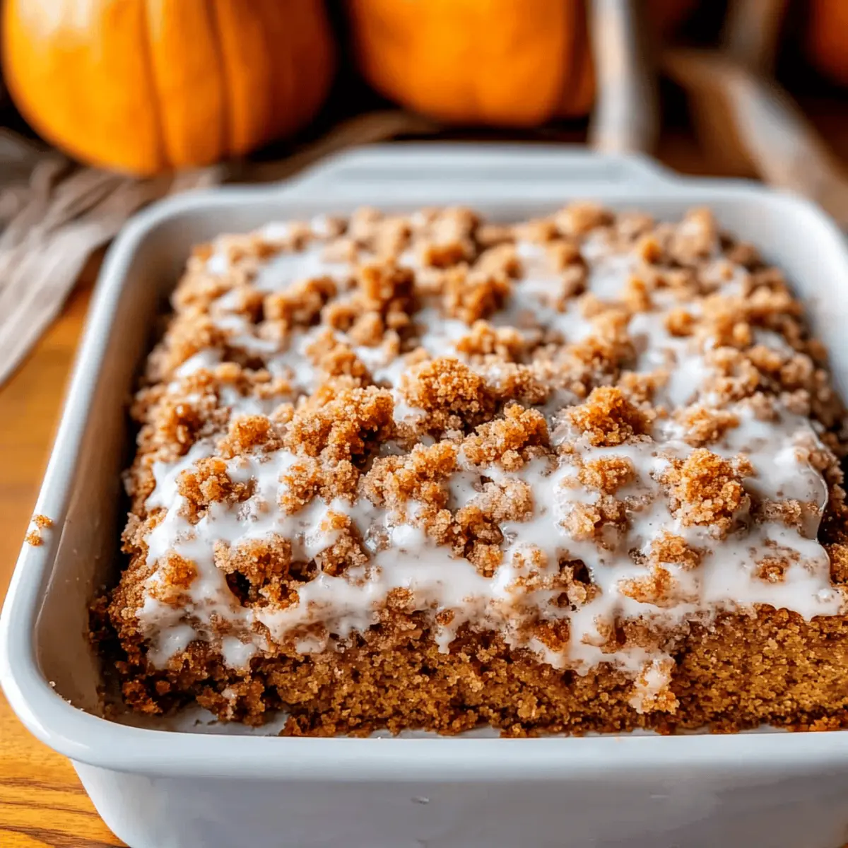 Irresistibly Moist Pumpkin Coffee Cake to Brighten Your Fall