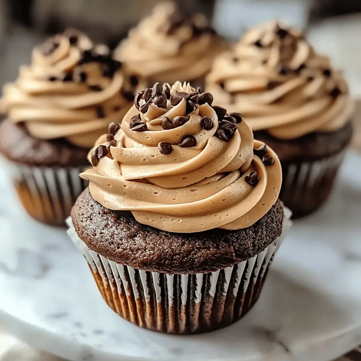 Espresso Cupcakes with Espresso Frosting