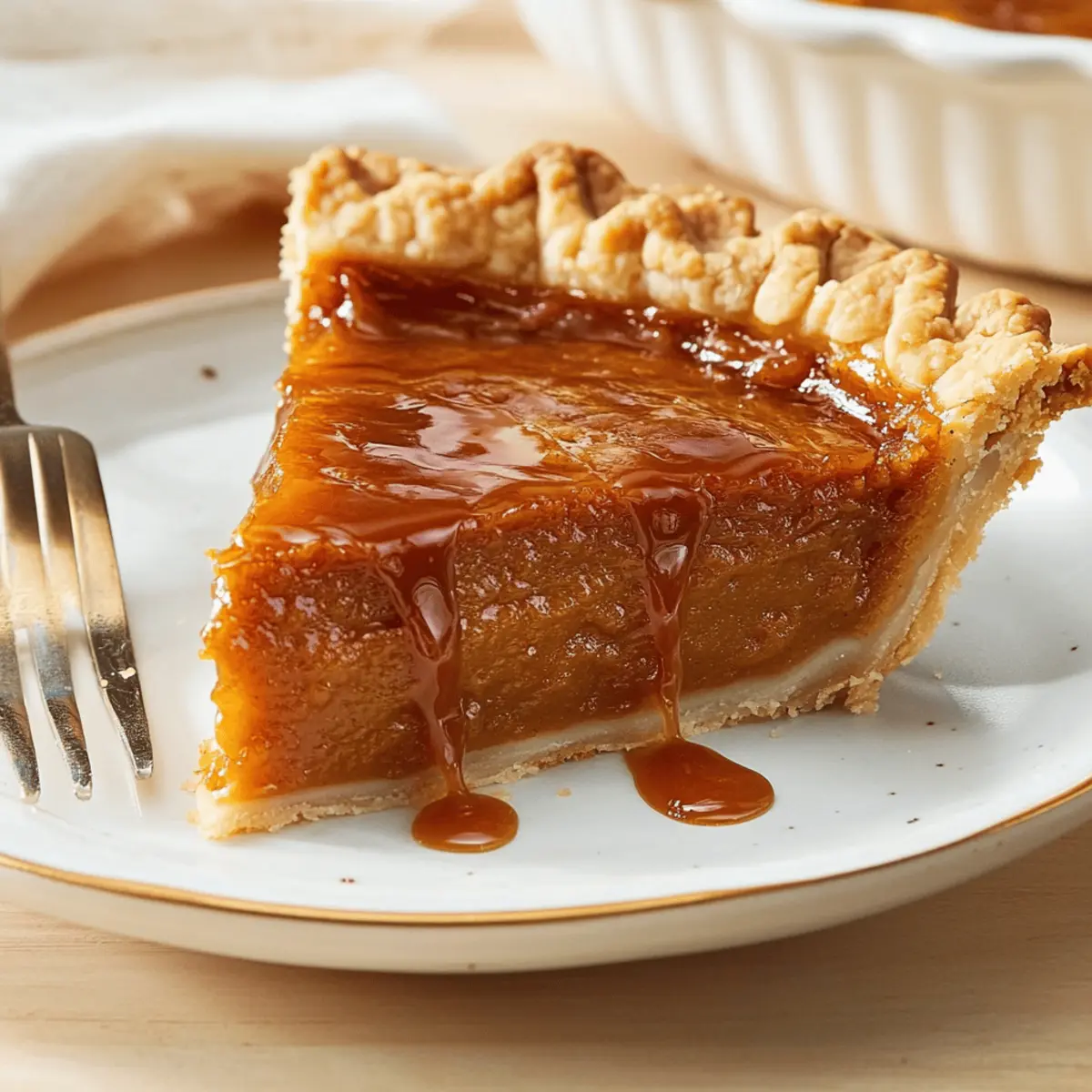 Irresistible Caramel Pumpkin Pie for Your Holiday Feast