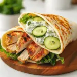 Mediterranean Chicken Gyros with Creamy Feta Tzatziki
