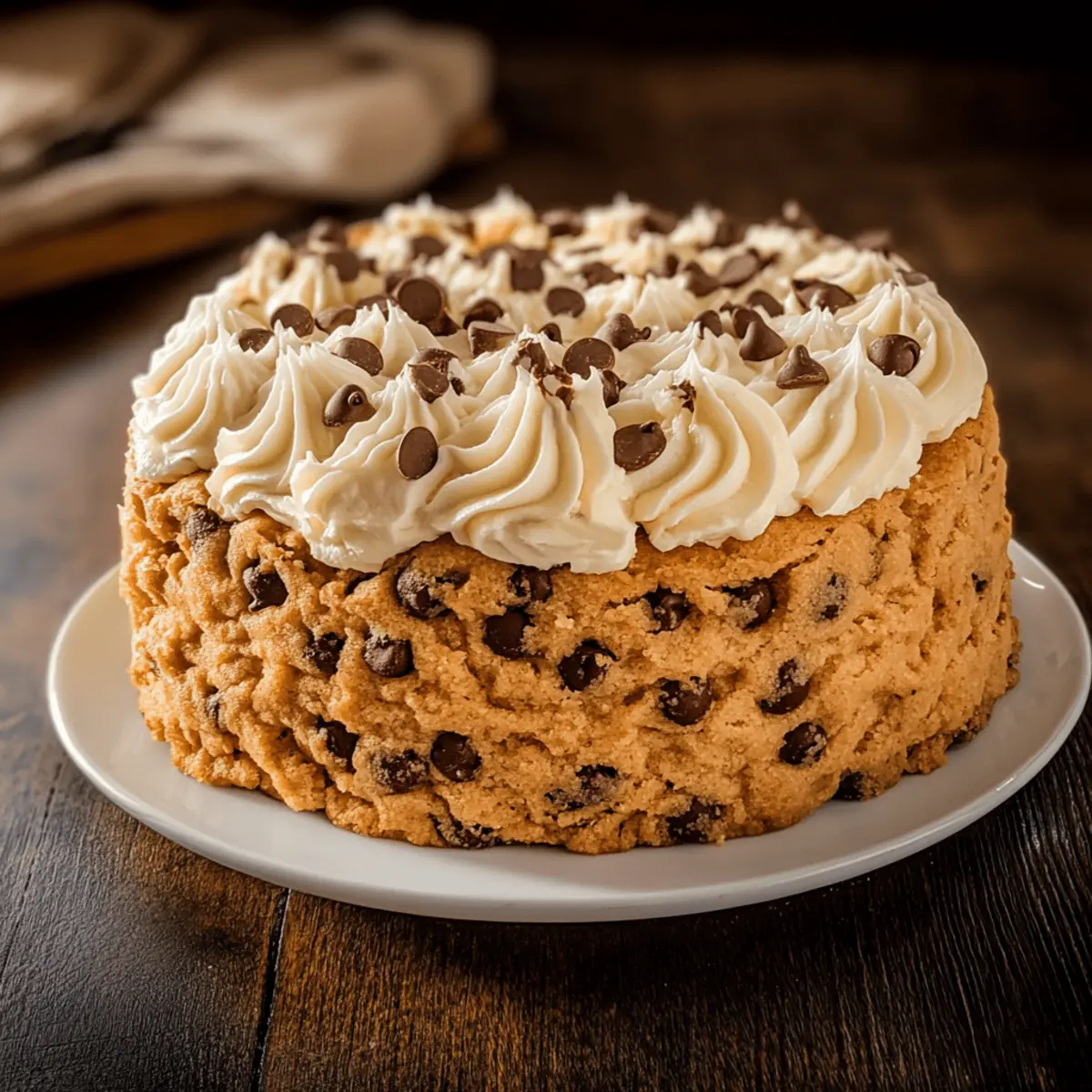 Chocolate Chip Cookie Cake: A Soft & Chewy Delight