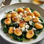 Crispy Gnocchi With Spinach And Feta