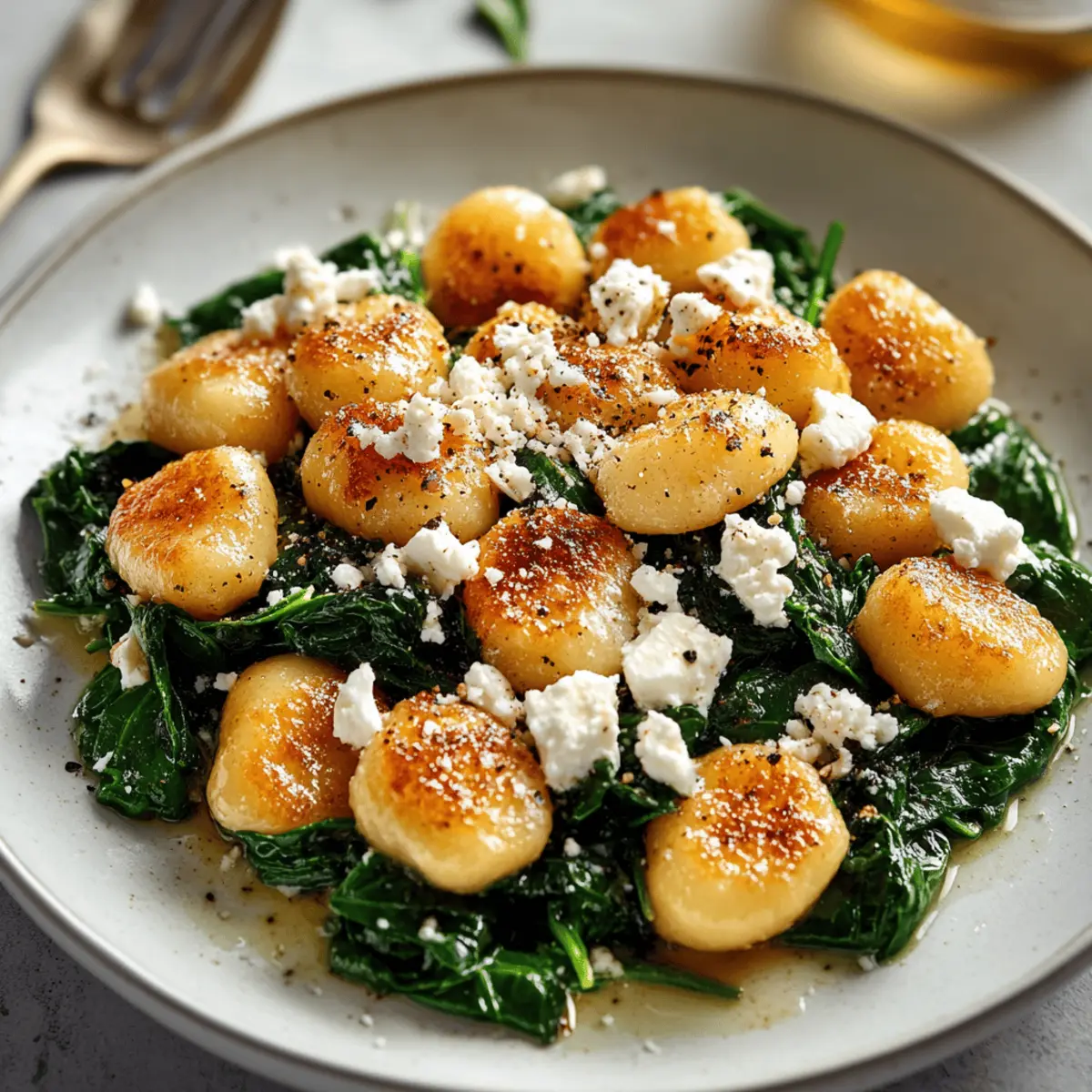Crispy Gnocchi With Spinach And Feta for Cozy Nights