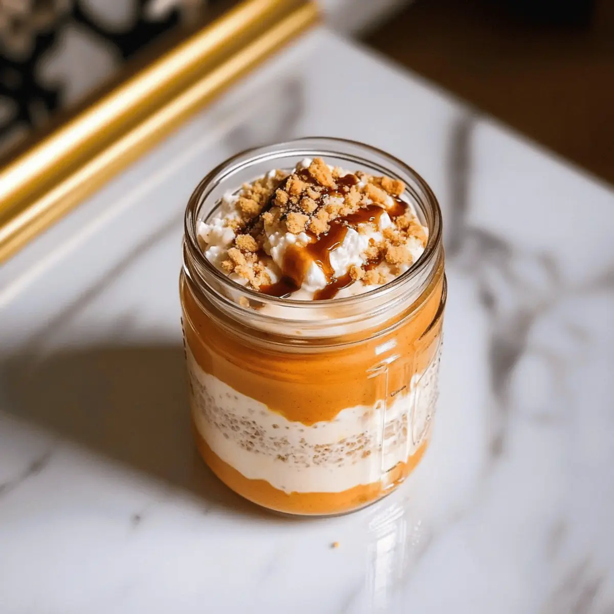 Pumpkin Cheesecake Overnight Oats to Brighten Your Mornings