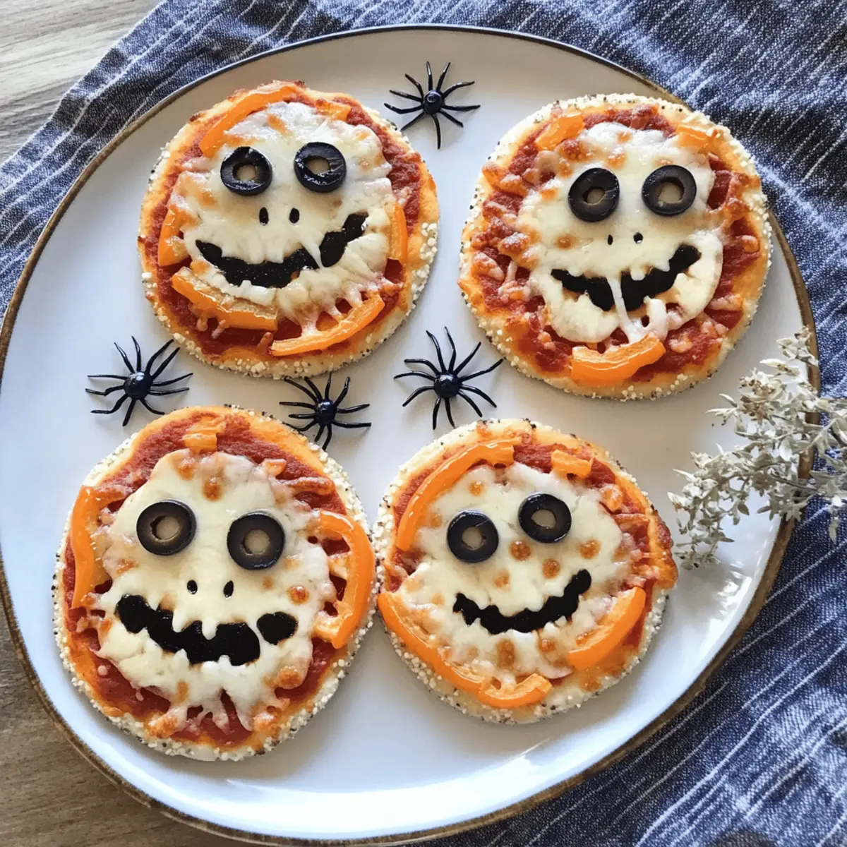 Halloween Mini Pizzas: Fun, Easy Treats for Spooky Celebrations
