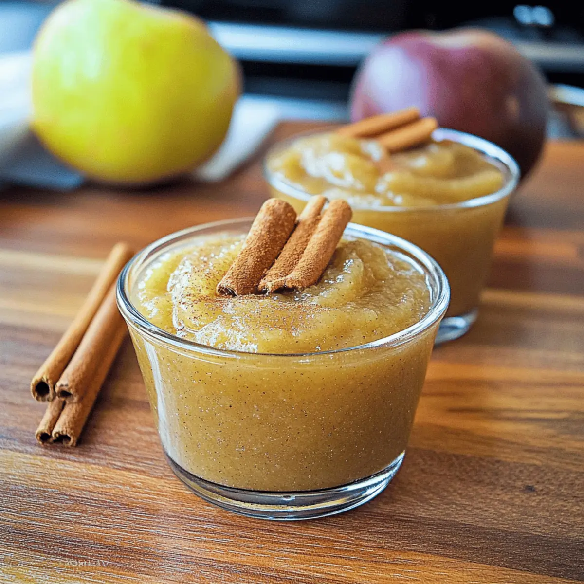 Slow Cooker Pear Applesauce