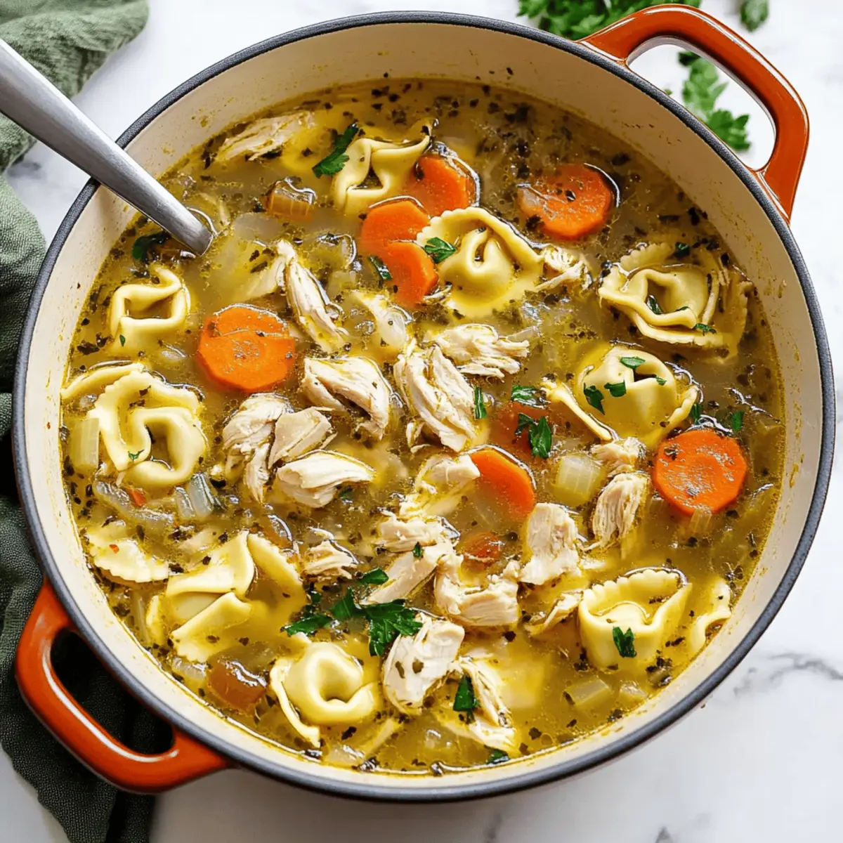 Hearty Chicken Tortellini Soup for Cozy Nights In