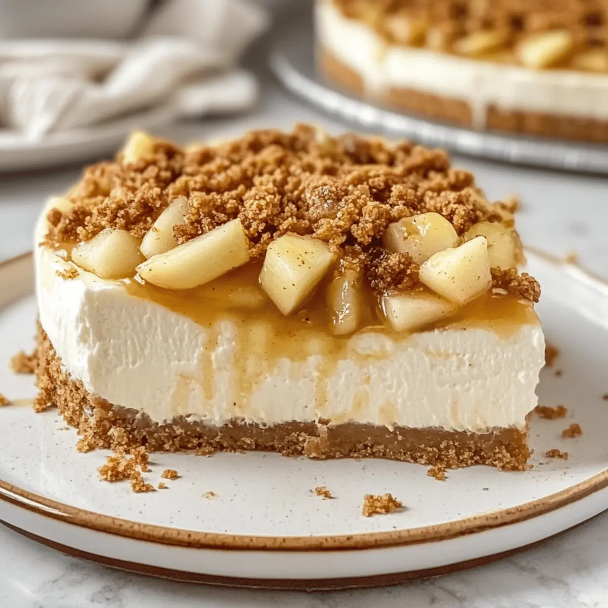 Apple Crisp Cheesecake Recipe: A Cozy Fall Indulgence