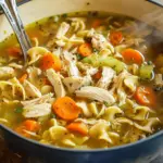 Easy Chicken Noodle Soup with Egg Noodles