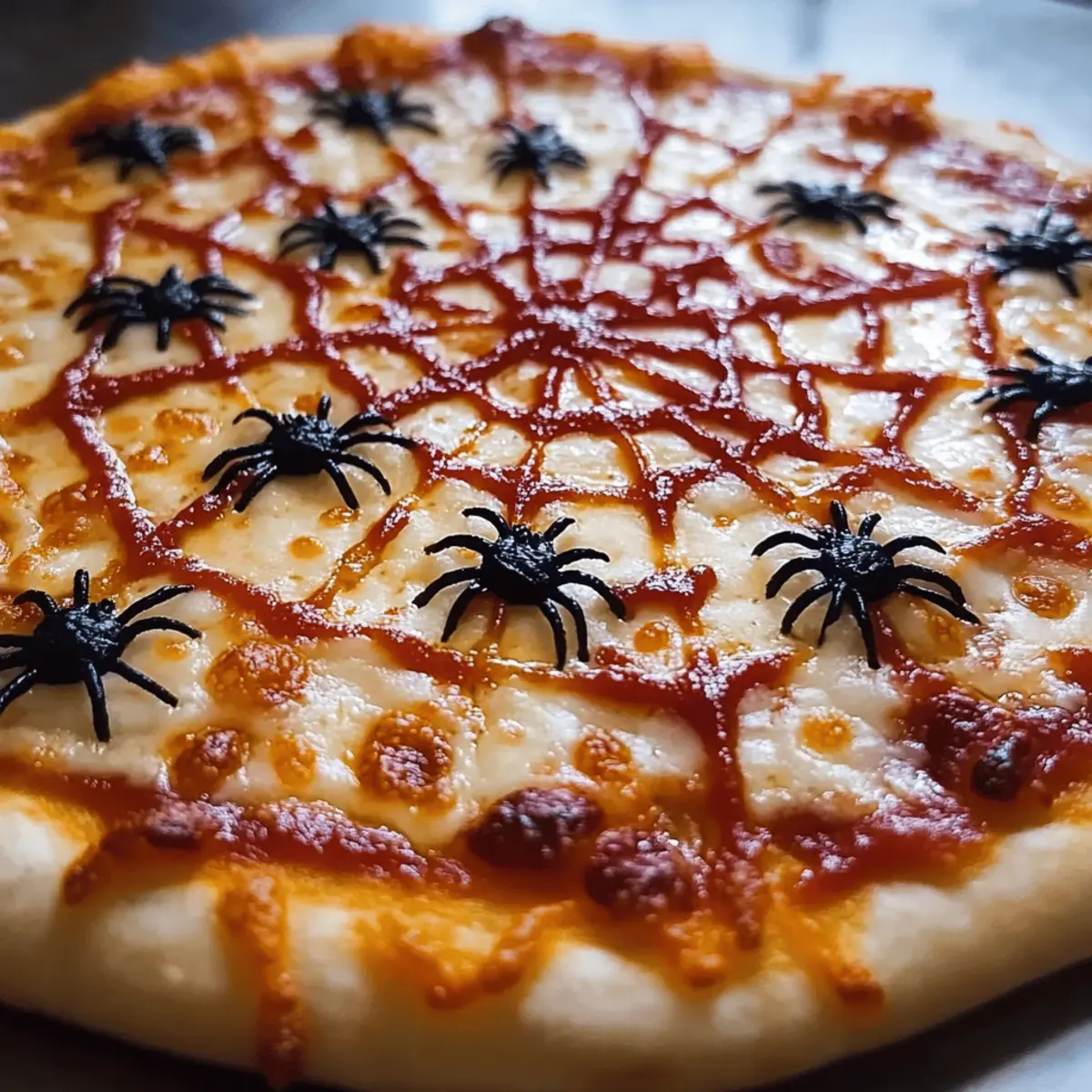 Delightful Spider Web Pizza Recipe for Halloween Fun