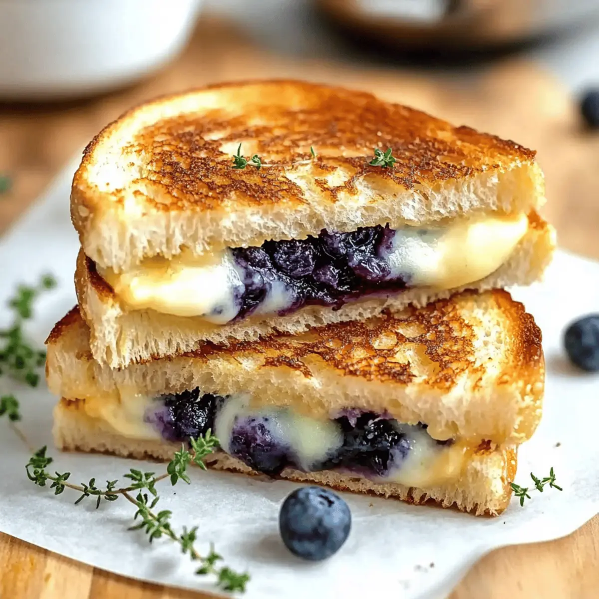 Crispy Blueberry Grilled Cheese That Will Jazz Up Your Lunch
