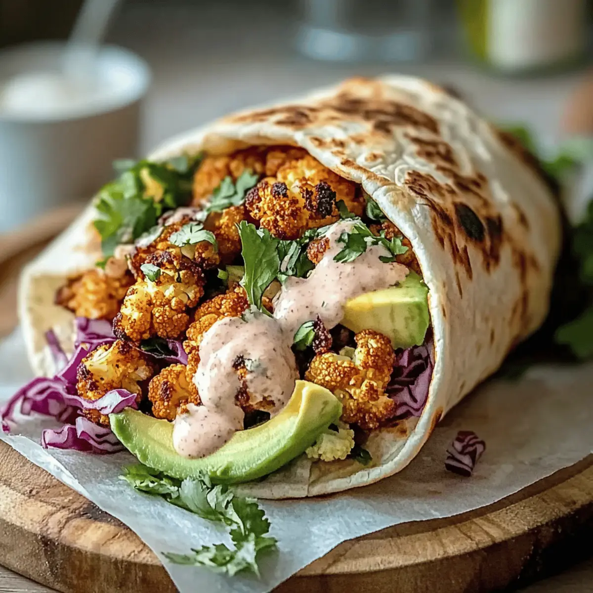 Zesty Chili Lime Chickpea Cauliflower Wrap You’ll Love