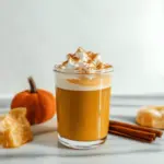 Homemade pumpkin milk